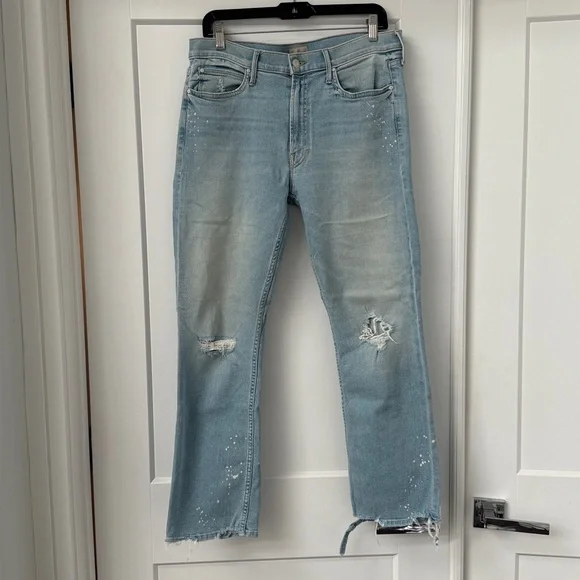 Mother The Dutchie Ankle jeans in nice shot color - Sz 31 - Picture 4 of 11